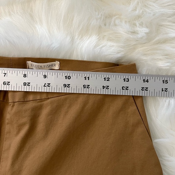 Eileen Fisher woman’s cotton  straight leg tan trousers size 2 - Picture 5 of 8